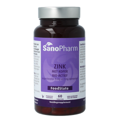 SanoPharm Zink 15mg & koper 1mg 60.00 Tabletten