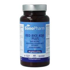 SanoPharm Red rice koji plus high quality 60.00 Vegetarische capsules