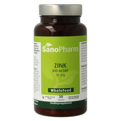 SanoPharm Zink  wholefood 30.00 Capsules