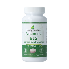 Livinggreens Vitamine B12 methylcobalamine 1000mcg 180.00 Tabletten