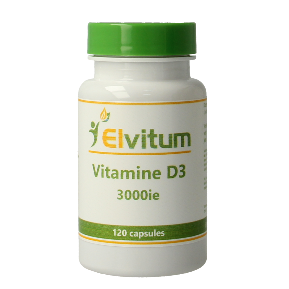 Elvitum  Vitamine D3 3000IE/75mcg 120.00 Capsules