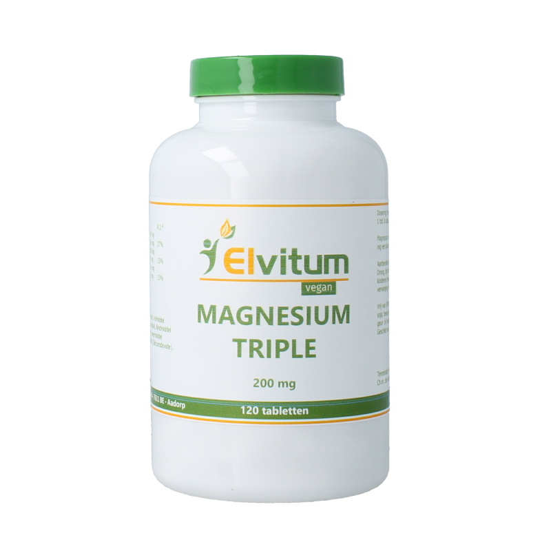 Elvitum  Magnesium triple 200mg 120 Tabletten