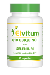 Elvitum  Co-Q10 ubiquinol met selenium 60 Capsules