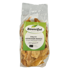 Bountiful Mango gedroogd zonder suiker bio 200 Gram