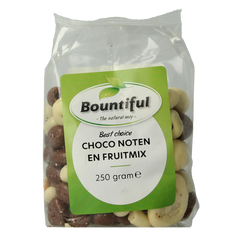 Bountiful Choco noten fruitmix 250.00 Gram