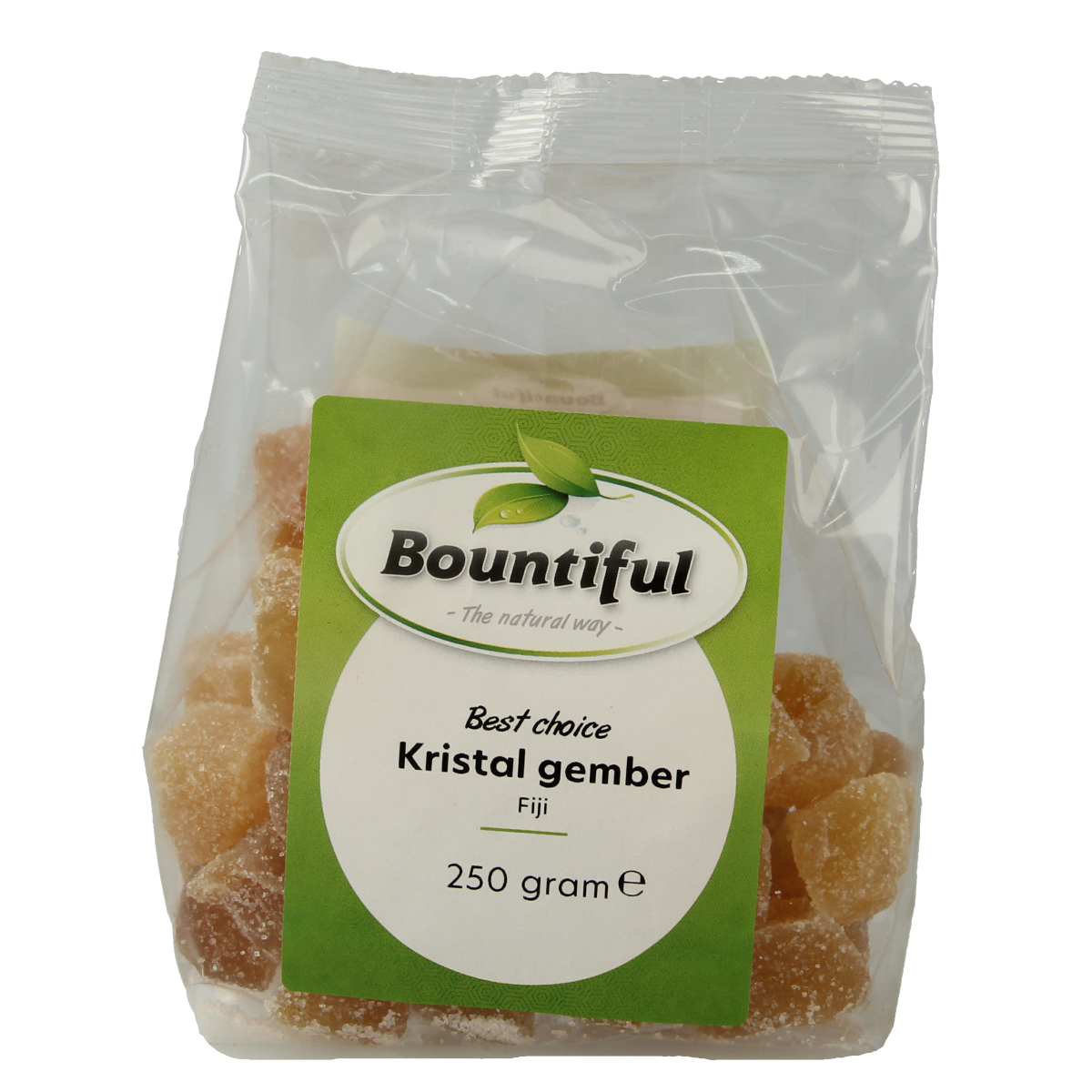 Bountiful Kristal gember 250.00 Gram