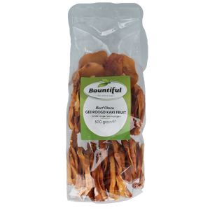 Bountiful Kaki fruit gedroogd zonder suiker 500.00 Gram