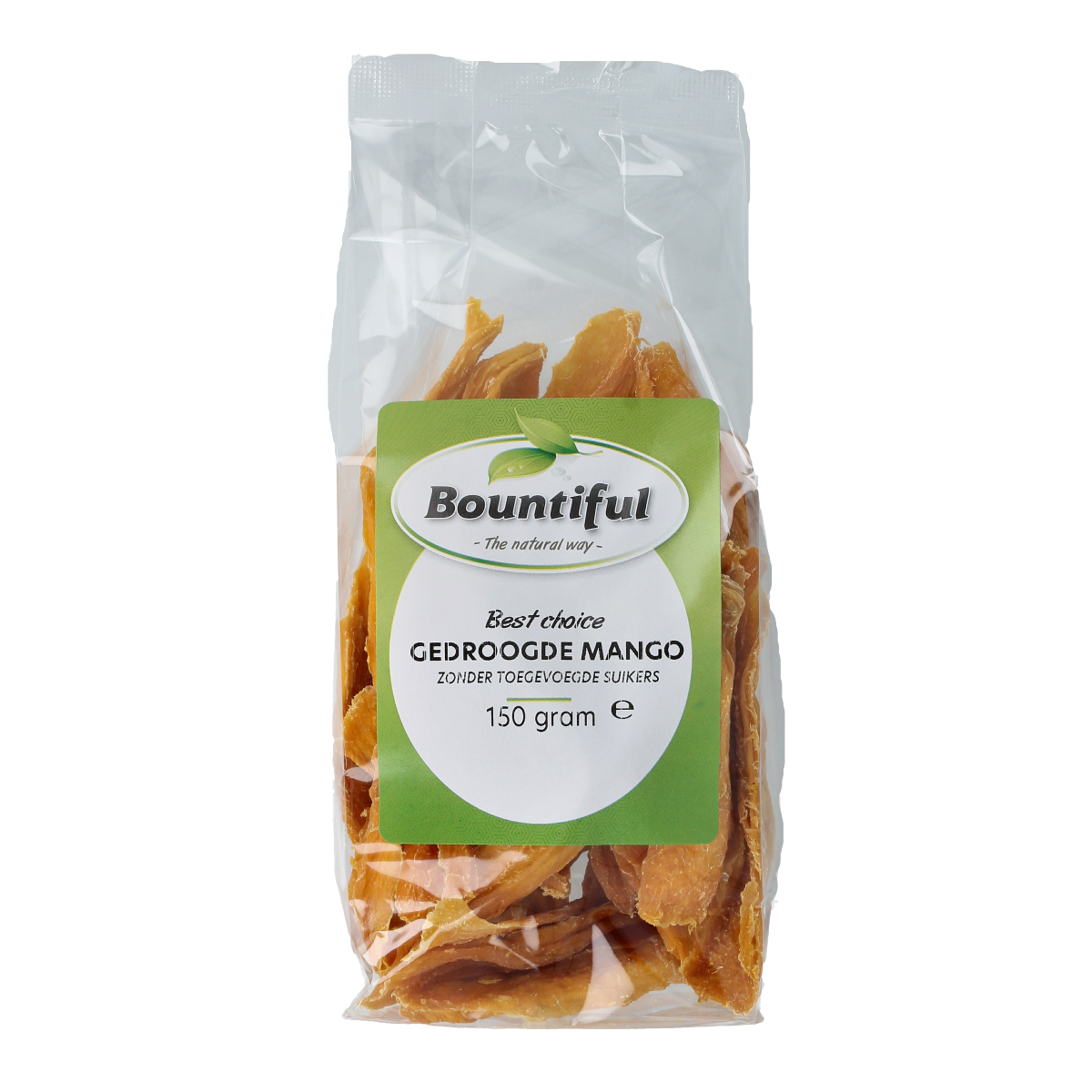 Bountiful Mango gedroogd zonder toegevoegde suikers 150.00 Gram