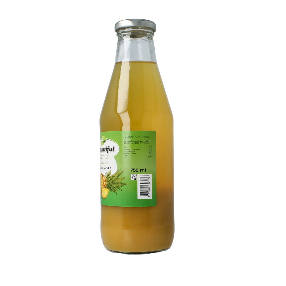 Bountiful Ananas sap 750.00 Milliliter