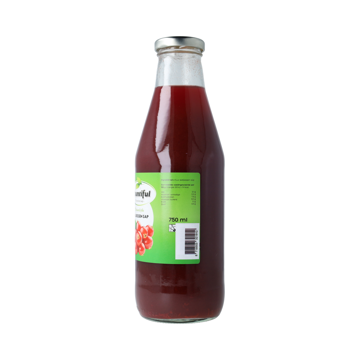 Bountiful Aalbessen sap 750.00 Milliliter