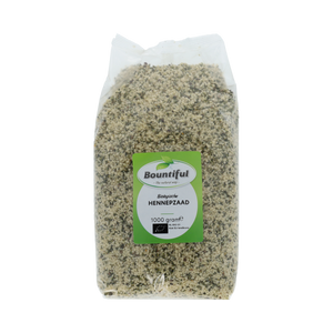 Bountiful Biologische Hennepzaad gepeld bio 1000.00 Gram