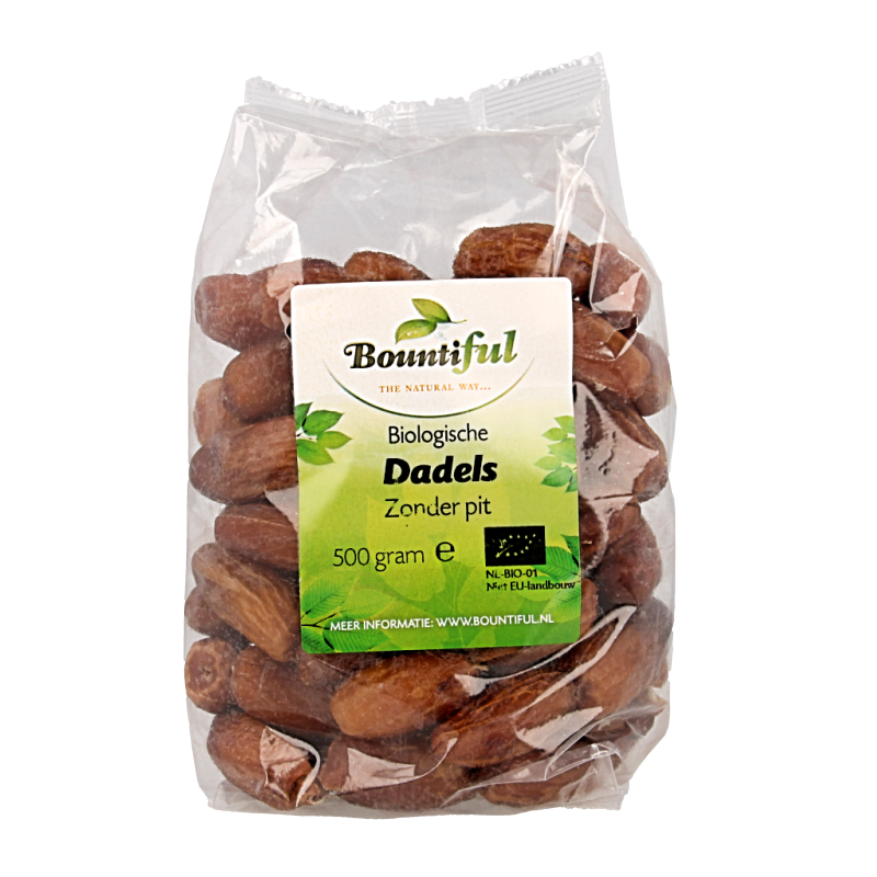 Bountiful Dadels zonder pit bio 500 Gram
