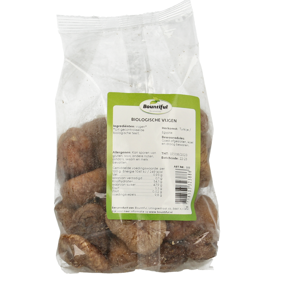 Bountiful Vijgen bio 500.00 Gram