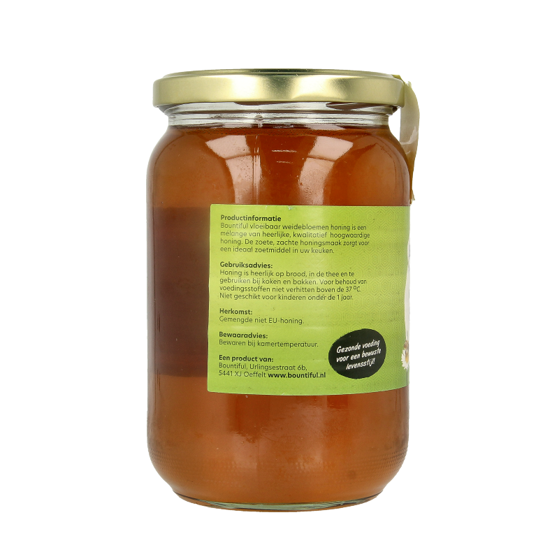 Bountiful Weidebloemen honing vloeibaar 900 Gram