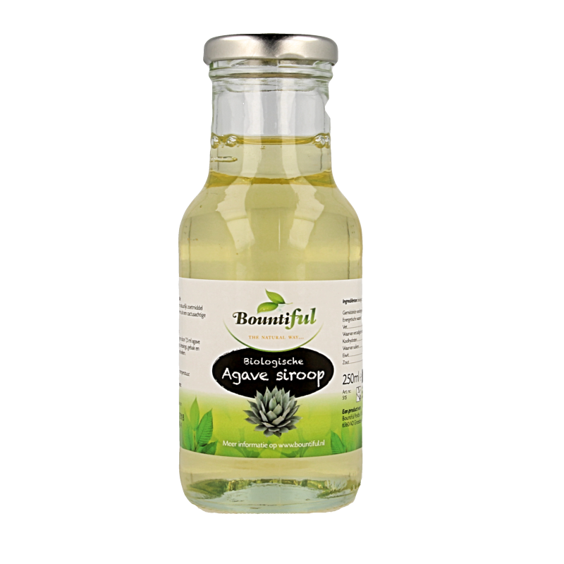 Bountiful Agavesiroop bio 250 Milliliter