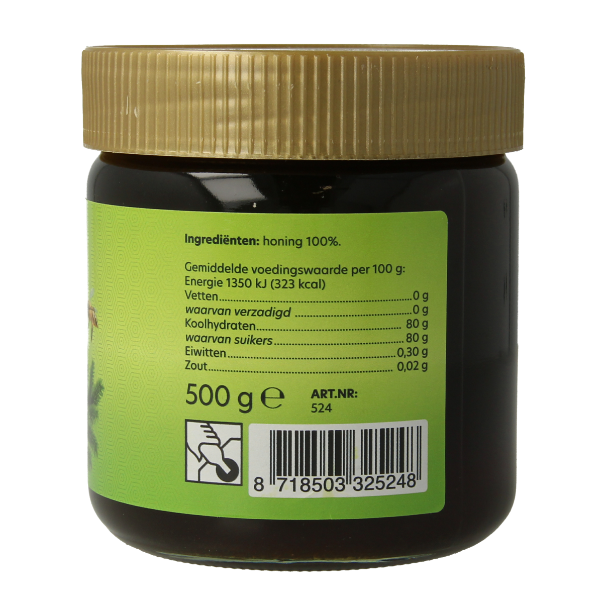 Bountiful Dennen honing 500.00 Gram