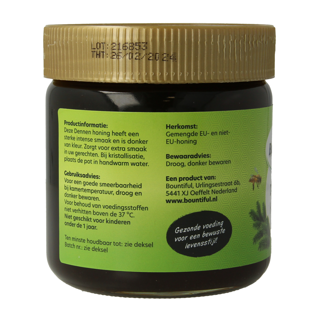 Bountiful Dennen honing 500.00 Gram