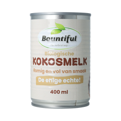Bountiful Kokosmelk Biologisch 400.00 Milliliter