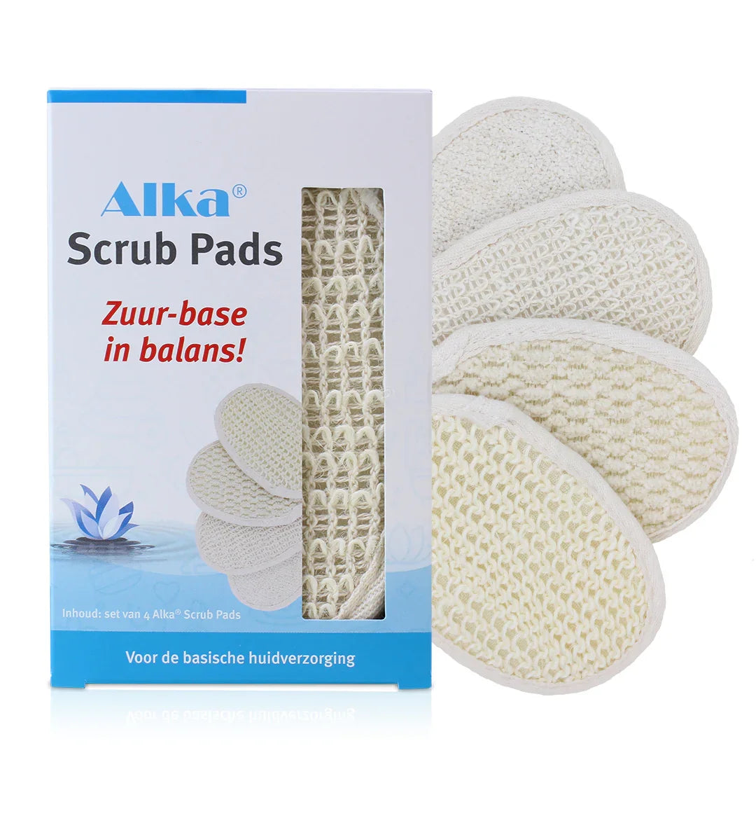 Alka Alka scrub pads 4 Stuks