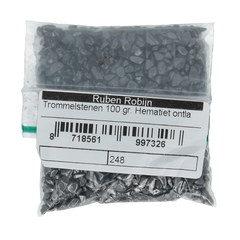 Ruben Robijn Trommelstenen hematiet ontladingmix  maat 0 100.00 Gram