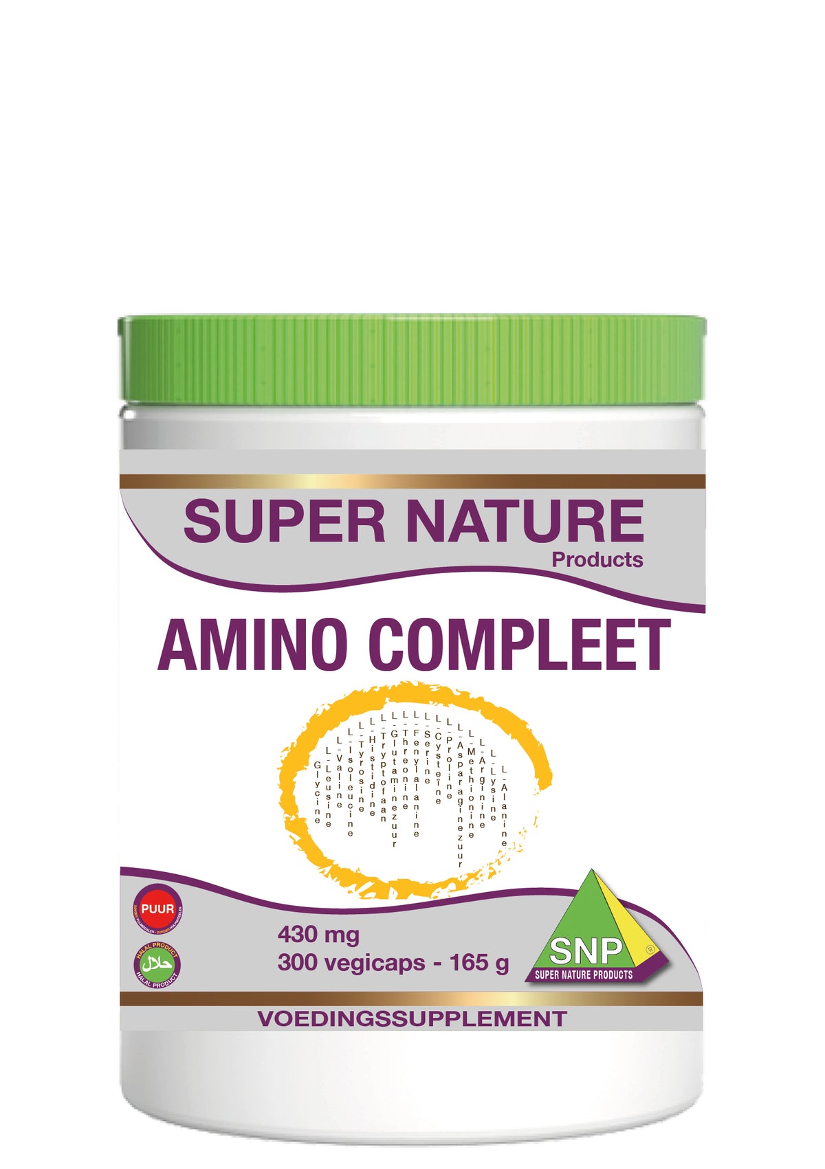 SNP Amino compleet 430mg puur 300.00 Vegetarische capsules