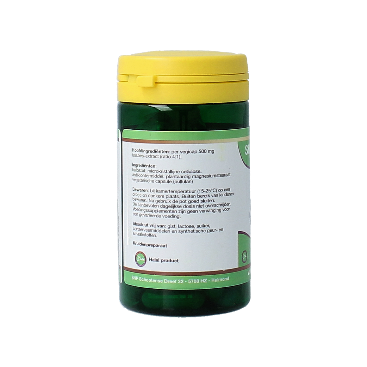 SNP Bosbes 2000 mg 60.00 Vegetarische capsules