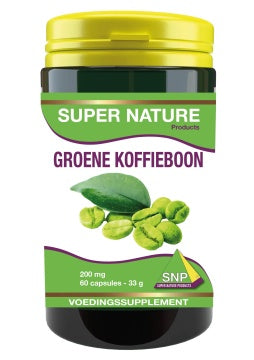 SNP Groene koffiebonen 200mg 60 Capsules