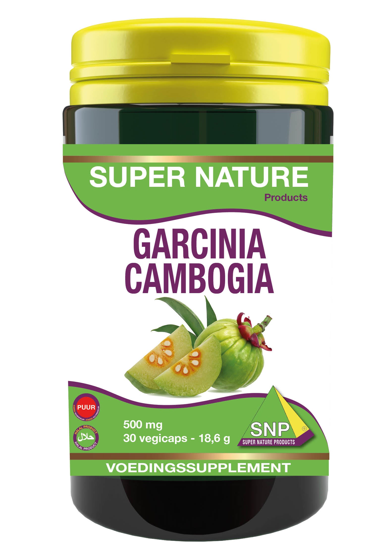 SNP Garcinia cambogia 500mg puur 30.00 Vegetarische capsules