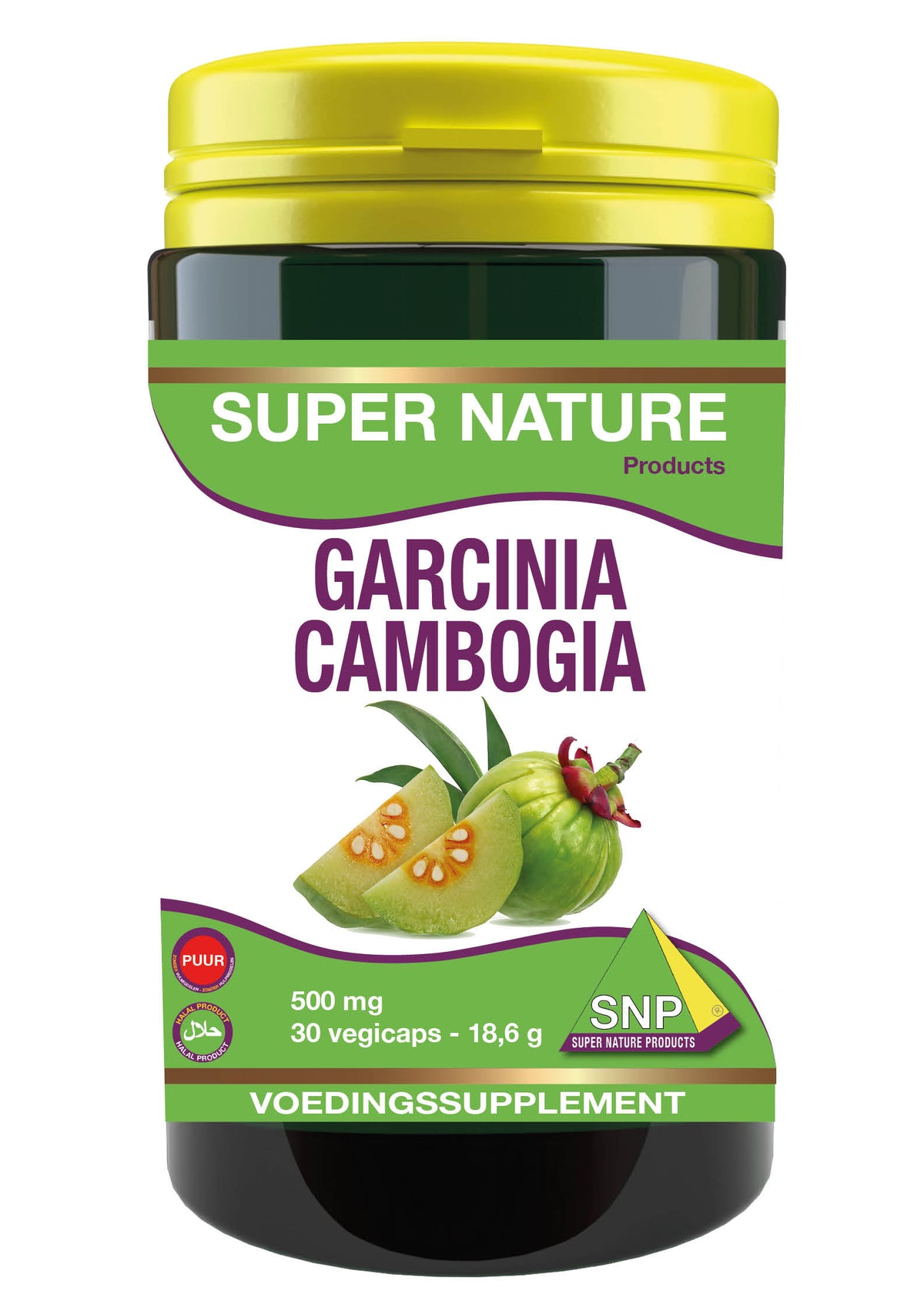 SNP Garcinia cambogia 500mg puur 30.00 Vegetarische capsules