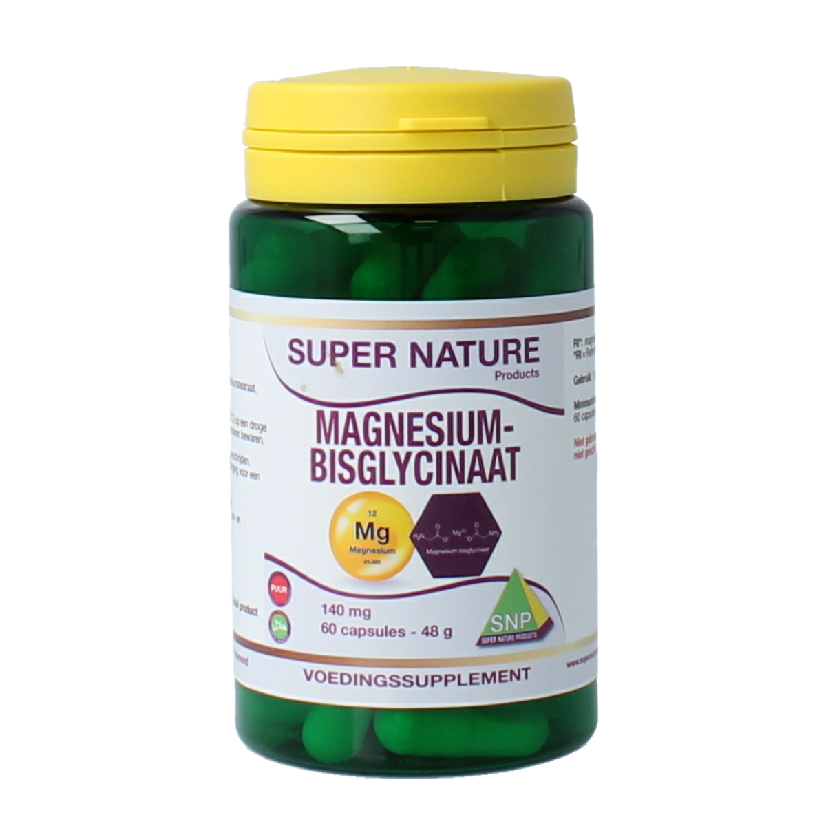 SNP Magnesium bisglycinaat 140mg 60.00 Capsules