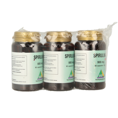 SNP Spirulina 500mg puur aktief 2 + 1 270 Capsules