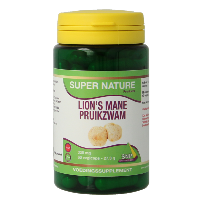 SNP Lions mane (pruikzwam) puur 60 Vegetarische capsules