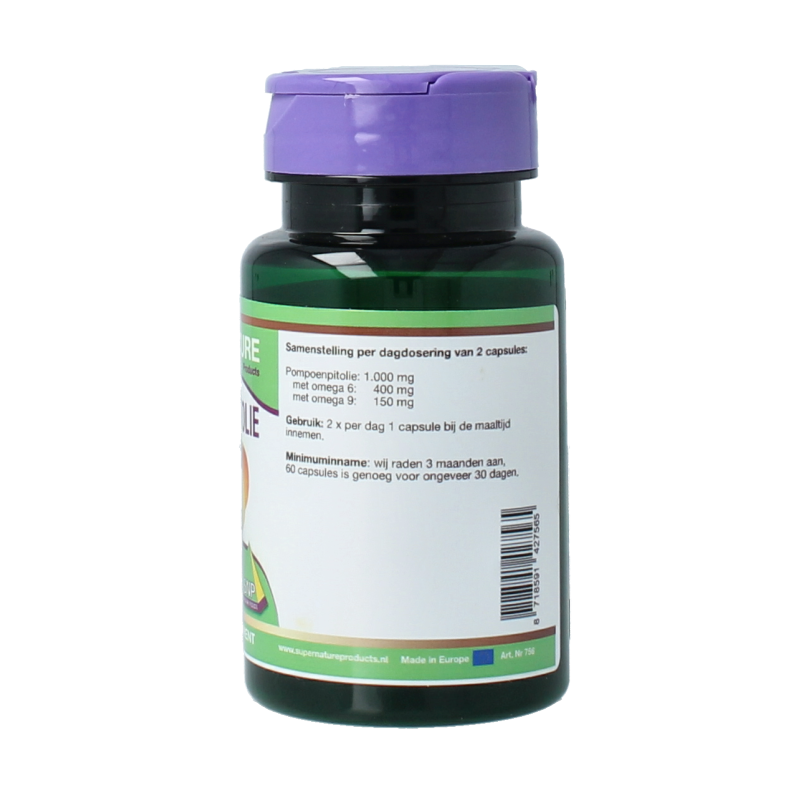 SNP Pompoenpitolie 500mg 60 Capsules