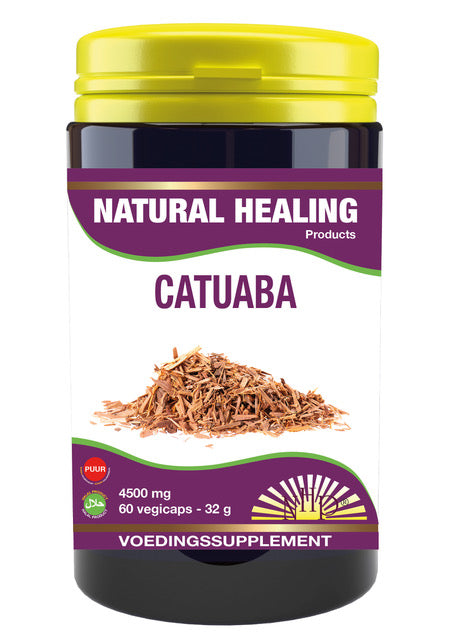 NHP Catuaba 450mg puur 60 Vegetarische capsules