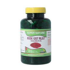 SNP Rode gist rijst monacoline K-vrij 180.00 Vegetarische capsules