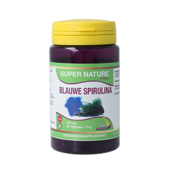 SNP Blauwe spirulina puur 30 Vegetarische capsules