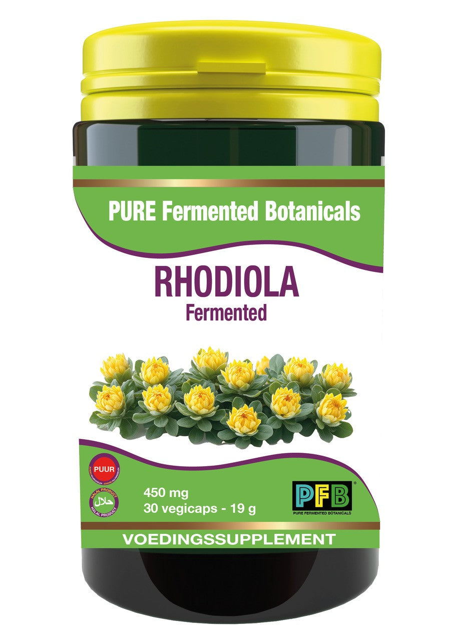 SNP Rhodiola fermented puur 30 Vegetarische capsules