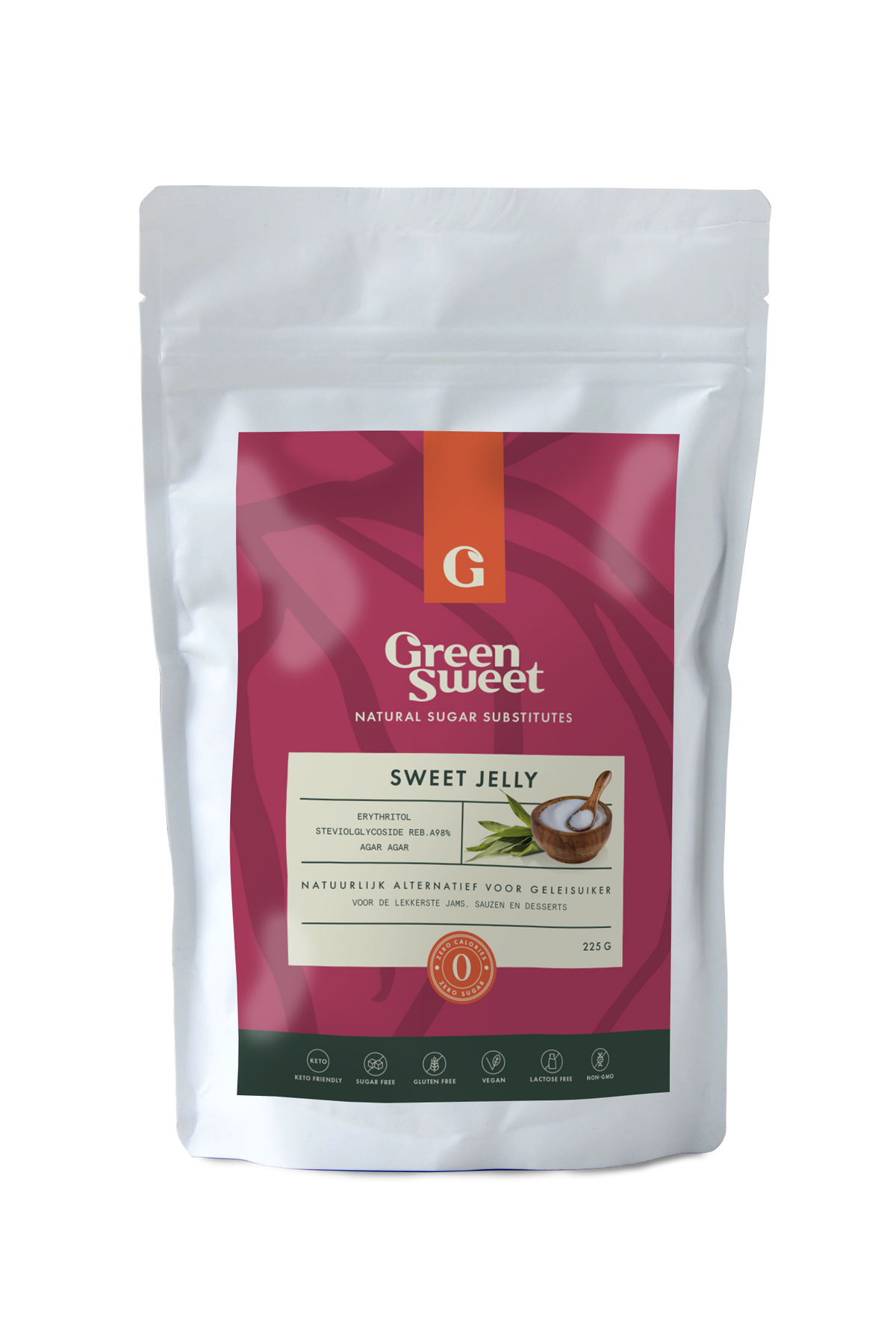 Green Sweet Sweet jelly 225 Gram