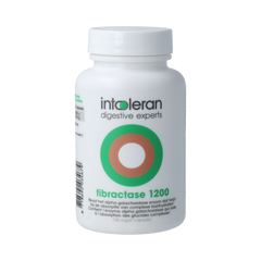 Intoleran Fibractase 1200 108.00 Vegetarische capsules