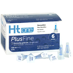 HT One Ht One Plusfine pennaalden 6mm 31G 100.00 Stuks