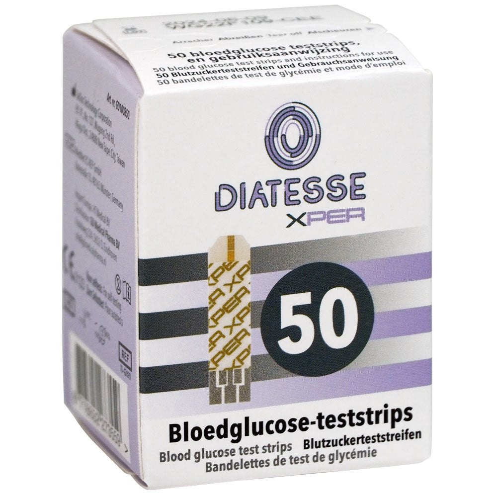 Diatesse Xper teststrips 50.00 Stuks