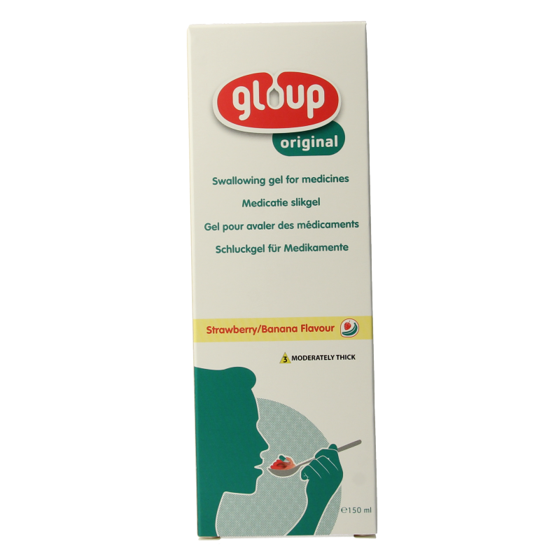 Gloup Original medicatie inname gel aardbei banaan 150 Milliliter