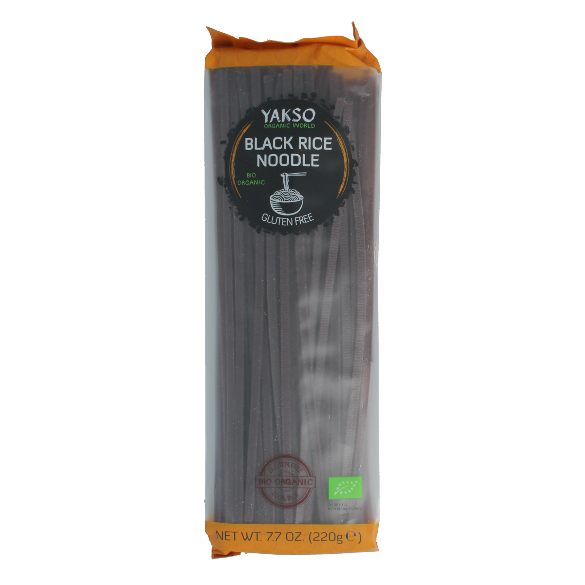 Yakso Rice noodle zwart bio 220.00 Gram