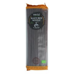 Yakso Rice noodle zwart bio 220.00 Gram