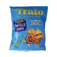 Trafo Tortilla chips nacho bio 75.00 Gram