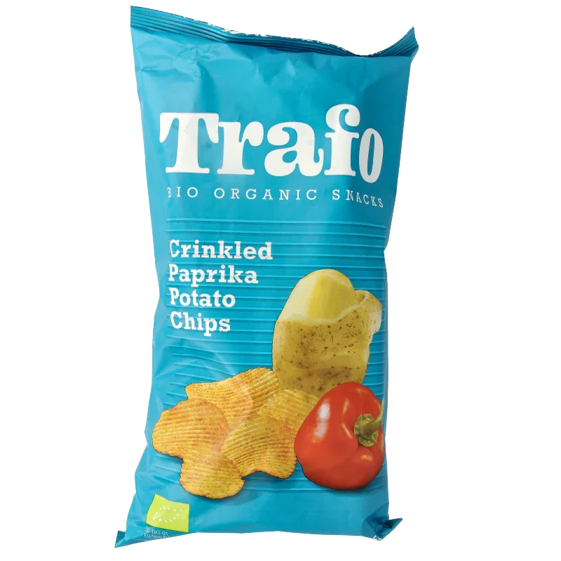 Trafo Ribbelchips paprika bio 125 Gram