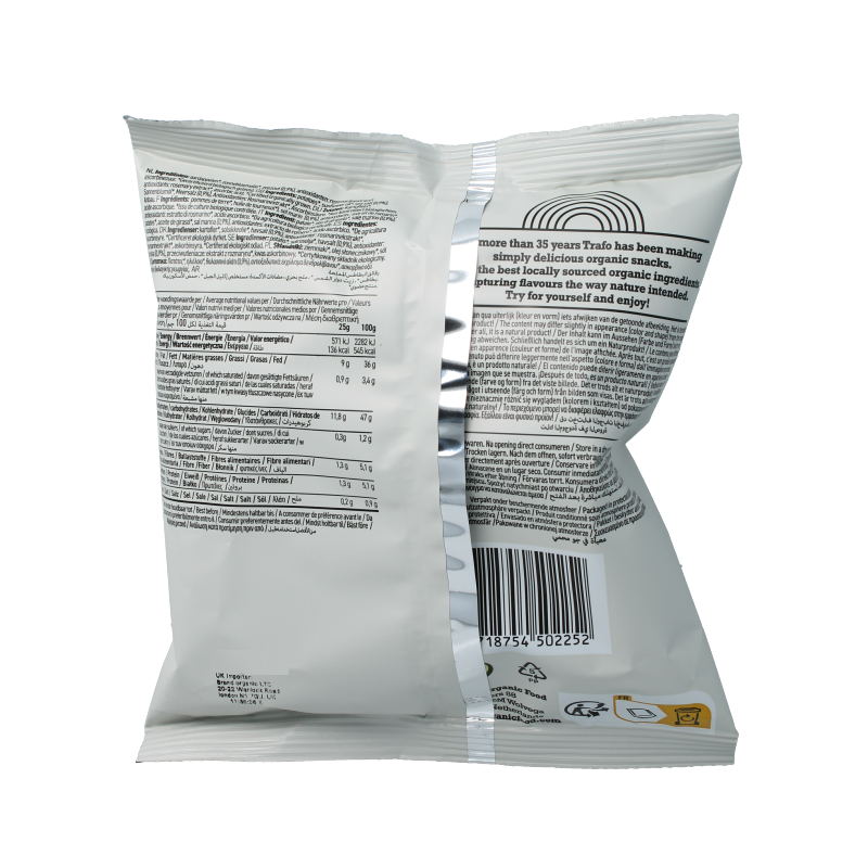 Trafo Chips handcooked zout bio 40 Gram