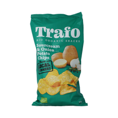 Trafo Chips sour cream & onion bio 125 Gram
