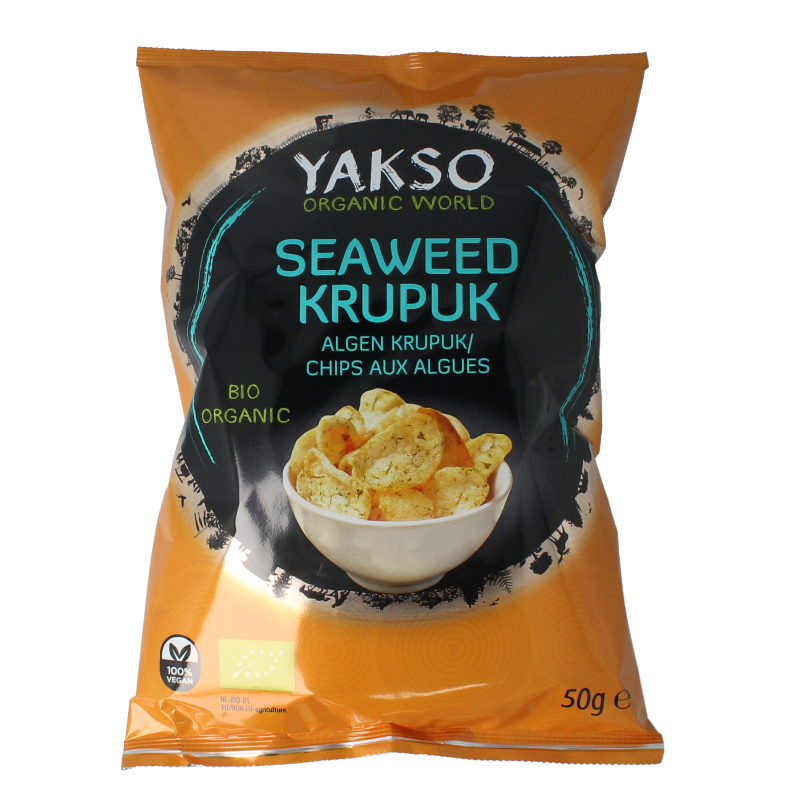 Yakso Wakame krupuk bio 50 Gram