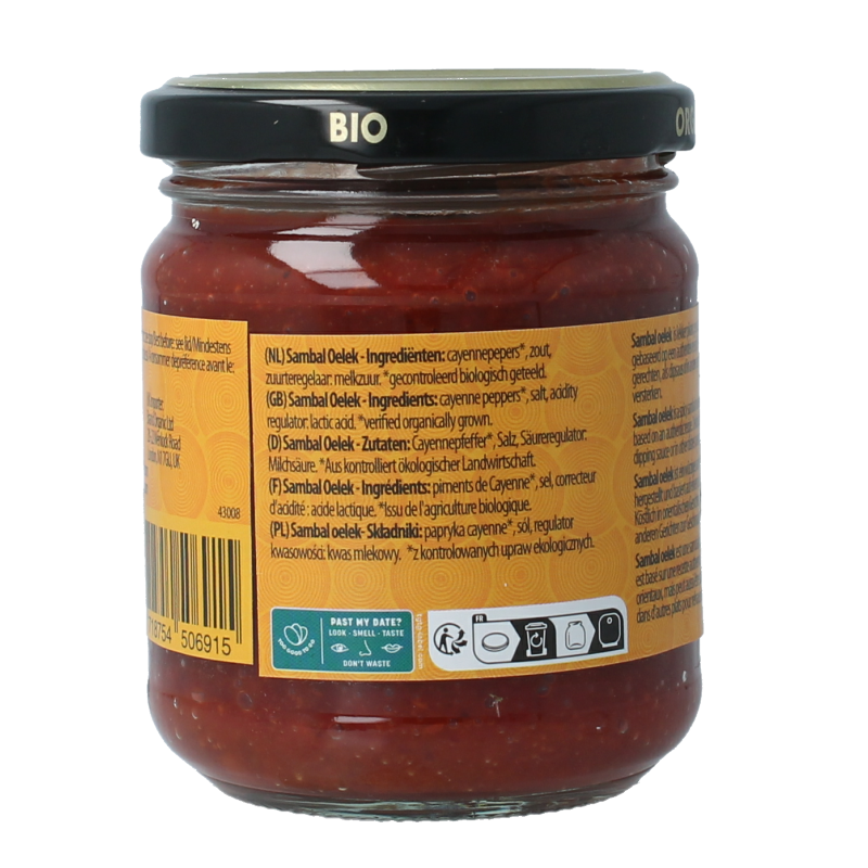 Yakso Sambal oelek bio 200 Gram